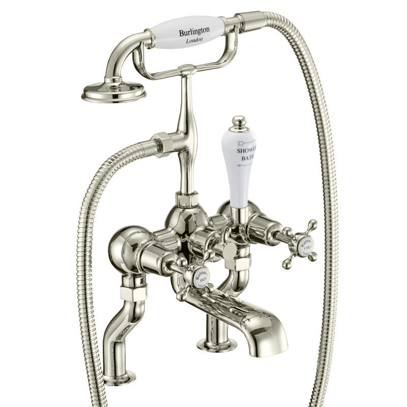 Claremont bath shower mixer - deck mounted